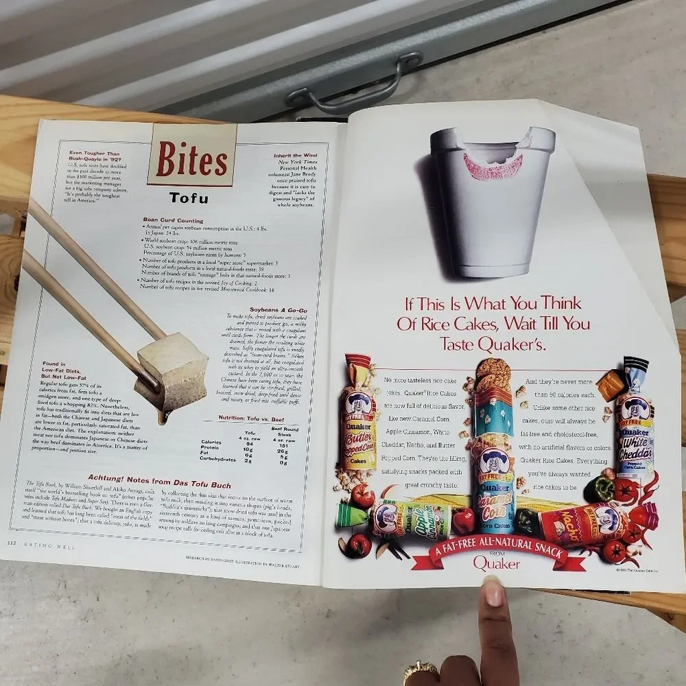 Eating Well Vintage Magazine of Food & Health Cookbook 1992 & 1993 Recipe Books